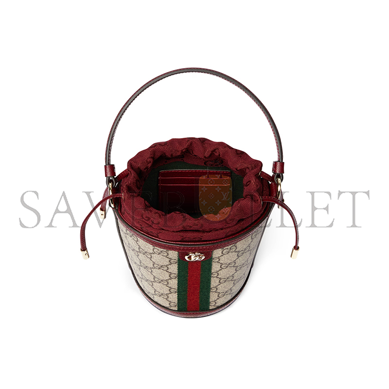 GUCCI OPHIDIA MINI BUCKET BAG ‎838462 (11.5*23*8cm)